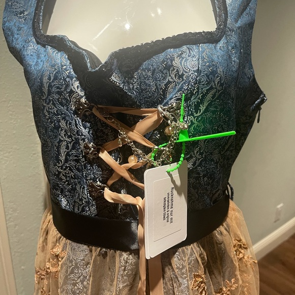 COPY - Edelnice trachtenmode Bavarian women midi dress size 50 3 piece dress - Picture 10 of 11